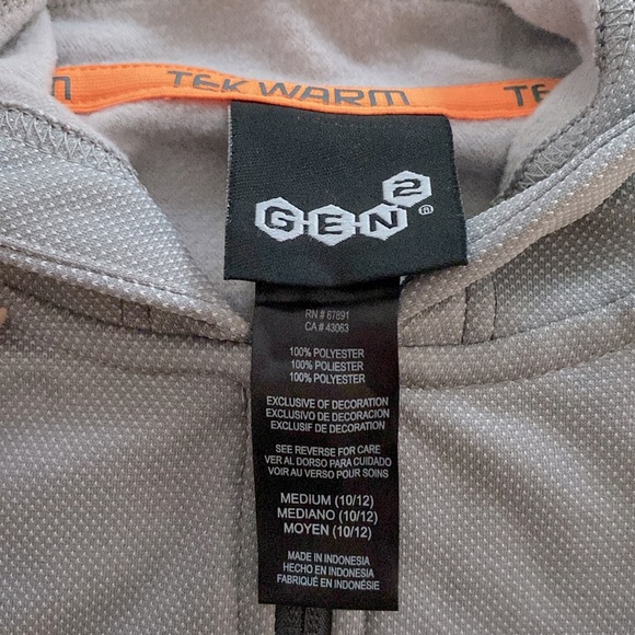 NWT [Gen 2] Pitt Panthers Tek Warm Delta Zip-Up Hooded Sweatshirt Youth M 10/12 - Picture 5 of 7